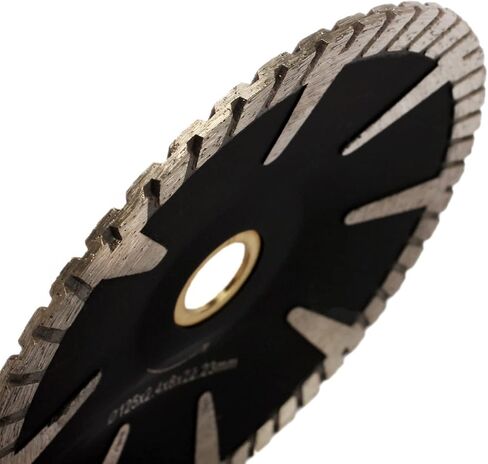 5 Inch Concave Diamond Blade T Segmented Diamond Cutting Disc for Granite Marble Stone 1PC in Saudi Arabia