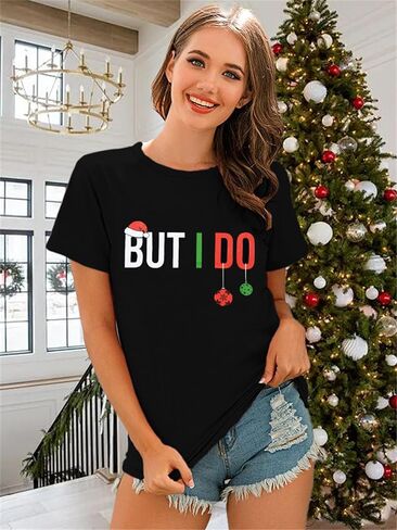 Merry Christmas T-Shirt Family Christmas Matching Shirt Christmas Holiday Tee Crewneck Short Sleeve Tops in Saudi Arabia