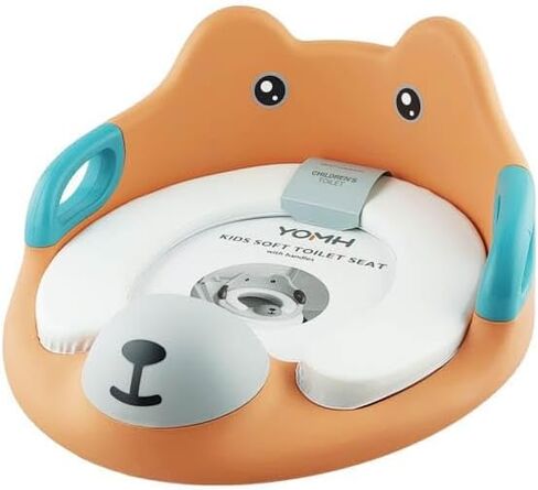 Baby Toilet Seat for Potty Training with Handles Fits Round, Oval & Square Toilets Non-Slip with Splash Guard Lightweight Perfect for Travel in Saudi Arabia
