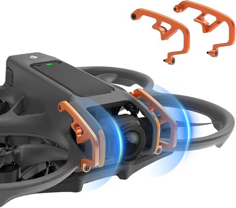 Avata 2 Gimbal Guard لـ DJI Avata 2، سبائك الألومنيوم Avata 2 واقيات ممتصة للصدمات لـ DJI Avata 2 FPV Drone Accessories، شريط حماية حماية الكاميرا الخفيفة لـ DJI Avata 2، شريط حماية PTZ لمجموعة حماية Avata 2 (أحمر ممتص للصدمات) in Kuwait