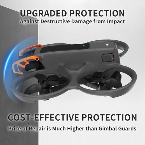 Avata 2 Gimbal Guard لـ DJI Avata 2، سبائك الألومنيوم Avata 2 واقيات ممتصة للصدمات لـ DJI Avata 2 FPV Drone Accessories، شريط حماية حماية الكاميرا الخفيفة لـ DJI Avata 2، شريط حماية PTZ لمجموعة حماية Avata 2 (أحمر ممتص للصدمات) in Kuwait