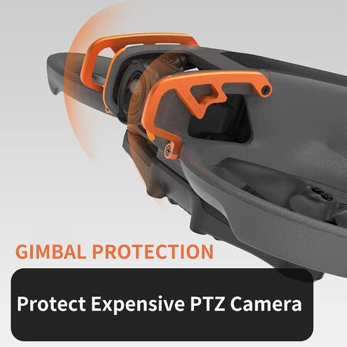 Avata 2 Gimbal Guard لـ DJI Avata 2، سبائك الألومنيوم Avata 2 واقيات ممتصة للصدمات لـ DJI Avata 2 FPV Drone Accessories، شريط حماية حماية الكاميرا الخفيفة لـ DJI Avata 2، شريط حماية PTZ لمجموعة حماية Avata 2 (أحمر ممتص للصدمات) in Kuwait