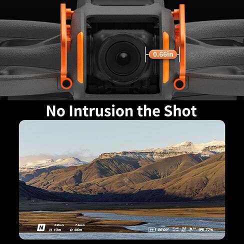 Avata 2 Gimbal Guard لـ DJI Avata 2، سبائك الألومنيوم Avata 2 واقيات ممتصة للصدمات لـ DJI Avata 2 FPV Drone Accessories، شريط حماية حماية الكاميرا الخفيفة لـ DJI Avata 2، شريط حماية PTZ لمجموعة حماية Avata 2 (أحمر ممتص للصدمات) in Kuwait