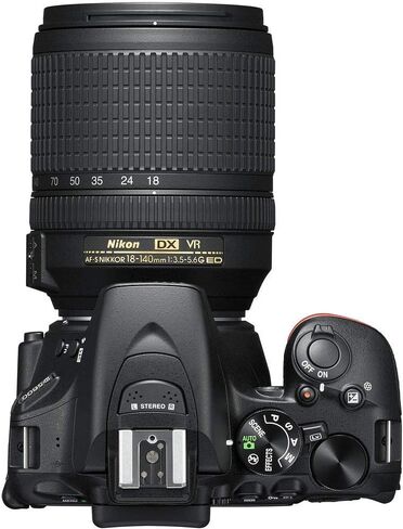 كاميرا Nikon D5600 DSLR مع عدسة 18-140 ملم (1577) + عدسة نيكون 70-300 ملم + بطاقة ذاكرة سعة 64 جيجابايت + حافظة + برنامج Corel للصور + 2 بطارية EN-EL14 A + قارئ بطاقات + ضوء LED + مجموعة مرشح + المزيد (متجددة) in Saudi Arabia