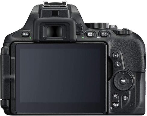 كاميرا Nikon D5600 DSLR مع عدسة 18-140 ملم (1577) + عدسة نيكون 70-300 ملم + بطاقة ذاكرة سعة 64 جيجابايت + حافظة + برنامج Corel للصور + 2 بطارية EN-EL14 A + قارئ بطاقات + ضوء LED + مجموعة مرشح + المزيد (متجددة) in Saudi Arabia