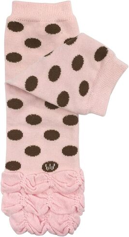 allydrew 3 Pack Polka Dots, Ruffles & Stripes Baby Leg Warmer & Toddler Leg Warmer for Boys & Girls in Kuwait