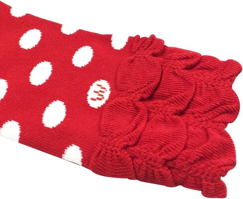 allydrew 3 Pack Polka Dots, Ruffles & Stripes Baby Leg Warmer & Toddler Leg Warmer for Boys & Girls in Kuwait