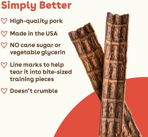 Pupford Chicken Jerky for Dogs & Puppies, All-Natural, Healthy Dog Treats, No Fillers, Made in USA (10 oz) in Saudi Arabia