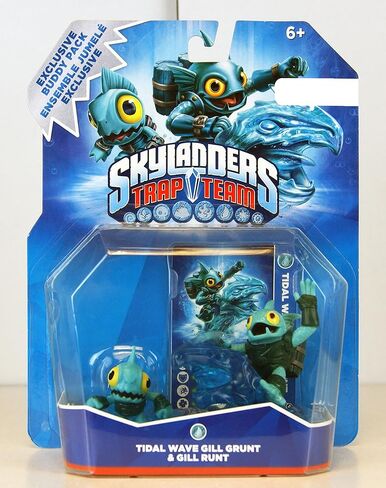 فريق Skylanders TRAP TEAM الحصري Skylanders Buddy Pack Tidal Wave Gill Grunt Gill Runt in Saudi Arabia