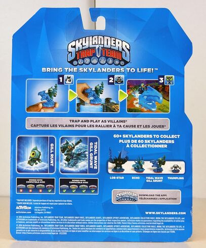 فريق Skylanders TRAP TEAM الحصري Skylanders Buddy Pack Tidal Wave Gill Grunt Gill Runt in Saudi Arabia
