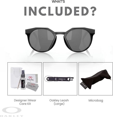 Oakley Hstn (a) 009242A 52MM Round Low Bridge Fit Sunglasses for Men for Women + BUNDLE Accessory Leash + Designer iWear Kit in Saudi Arabia