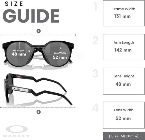 Oakley Hstn (a) 009242A 52MM Round Low Bridge Fit Sunglasses for Men for Women + BUNDLE Accessory Leash + Designer iWear Kit in Saudi Arabia