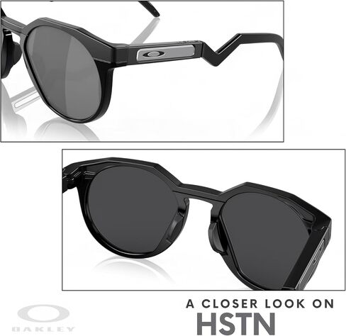Oakley Hstn (a) 009242A 52MM Round Low Bridge Fit Sunglasses for Men for Women + BUNDLE Accessory Leash + Designer iWear Kit in Saudi Arabia