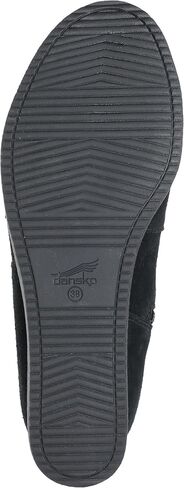 Dansko Shelia Wedge Boot for Women - Durable Waterproof Leathers and Leather-Stacked Heel - Buckle Detail and Tall Shaft for Seasonal Style in Saudi Arabia