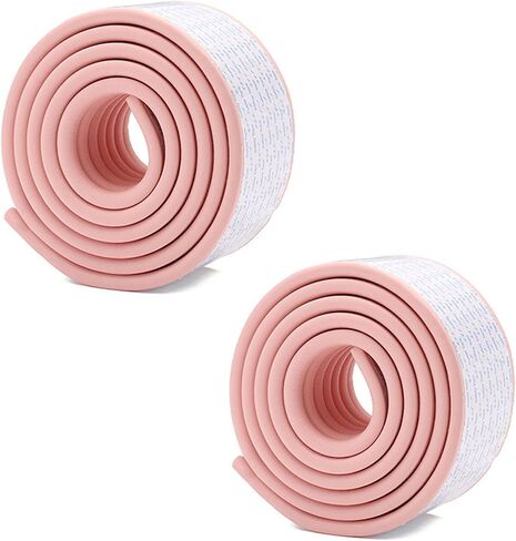Bunk Bed Ladder Pads,Soft Extra-Wide Edge Protector for Baby, Furniture Table Edge Protectors, Thickened Baby Proofing Safety Guards Proof Foam Padding for Sharp Edges, Bumper Guards 13.2 Ft, Pink in Saudi Arabia