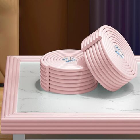 Bunk Bed Ladder Pads,Soft Extra-Wide Edge Protector for Baby, Furniture Table Edge Protectors, Thickened Baby Proofing Safety Guards Proof Foam Padding for Sharp Edges, Bumper Guards 13.2 Ft, Pink in Saudi Arabia