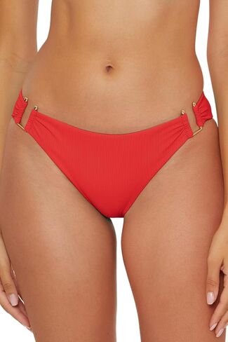 BECCA Women's Modern Edge Hipster Bikini Bottom, Cheeky Coverage, Swimwear Separates in Saudi Arabia