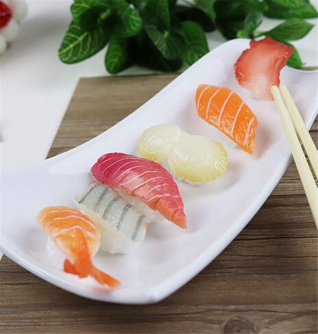 20PCS Artificial Sushi Sashimi Model Fake Sushi Realistic Japanese Sushi for Decoration in Saudi Arabia