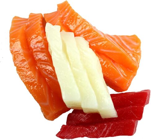 20PCS Artificial Sushi Sashimi Model Fake Sushi Realistic Japanese Sushi for Decoration in Saudi Arabia