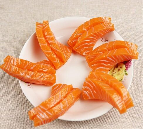 20PCS Artificial Sushi Sashimi Model Fake Sushi Realistic Japanese Sushi for Decoration in Saudi Arabia