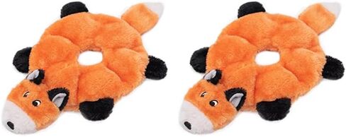 ZippyPaws - Loopy - No Stuffing Squeaky Plush Dog Toy - for Small and Medium Dogs - Sheep in Kuwait