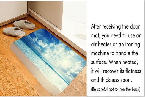 سجادة مريحة مضادة للتعب من Tidal Beach، سجادة مطبخ غير قابلة للانزلاق مقاس 45x17.5 بوصة، سجادة حمام الحمام، غرفة النوم وغرفة المعيشة تستخدم حصيرة سميكة ممتدة من إسفنج الذاكرة الممتص. in Kuwait