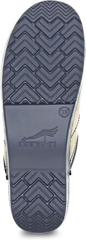 قباقيب Dansko Professional من الكروم سهلة الارتداء للنساء - نعل هزاز ودعم قوس للراحة - مثالية للمحترفين طويلي الأمد - خدمة الطعام، ومتخصصي الرعاية الصحية، كروم ذهبي 5.5-6 M US in Saudi Arabia