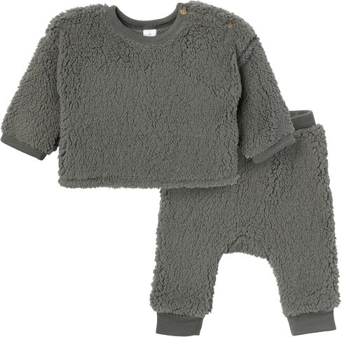 Modern Moments baby-boys Microplush Drop Shoulder Pant Set in Saudi Arabia