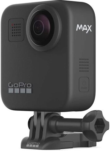 كاميرا الحركة GoPro MAX 360 المقاومة للماء - مع مجموعة ملحقات مكونة من 50 قطعة - كاميرا مع شاشة تعمل باللمس - كل ما تحتاجه (متجددة) in Saudi Arabia