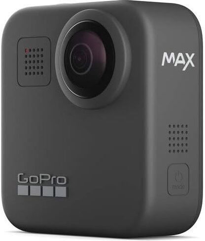 كاميرا الحركة GoPro MAX 360 المقاومة للماء - مع مجموعة ملحقات مكونة من 50 قطعة - كاميرا مع شاشة تعمل باللمس - كل ما تحتاجه (متجددة) in Saudi Arabia