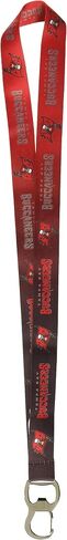 NFL Team Ombre Lanyard with Carabineer Style Bottle Opener and Soft Polyester Strap in Saudi Arabia