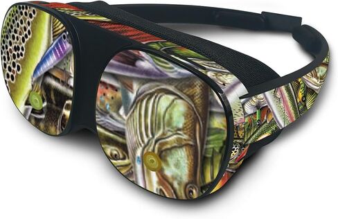 MightySkins Skin Compatible with HTC Vive Flow - Crispy Bacon | Protective, Durable, and Unique Vinyl Decal wrap Cover | Easy to Apply, Remove, and Change Styles in Saudi Arabia