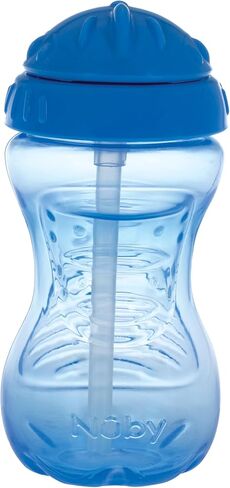 Nuby 1pk Twist N' Sip No Spill Straw Cup - Colors May Vary, One Size (Pack of 1) in Kuwait