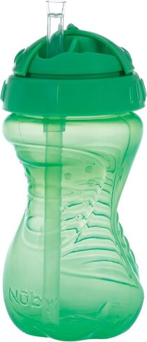 Nuby 1pk Twist N' Sip No Spill Straw Cup - Colors May Vary, One Size (Pack of 1) in Kuwait
