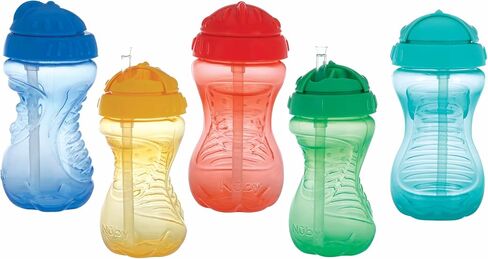 Nuby 1pk Twist N' Sip No Spill Straw Cup - Colors May Vary, One Size (Pack of 1) in Kuwait