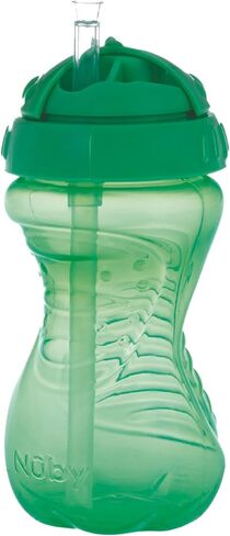 Nuby 1pk Twist N' Sip No Spill Straw Cup - Colors May Vary, One Size (Pack of 1) in Kuwait