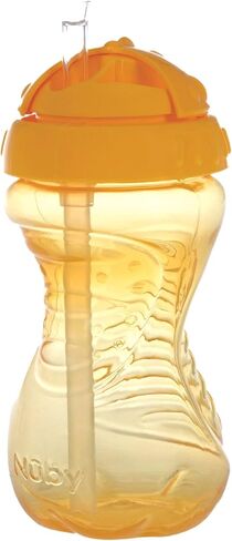 Nuby 1pk Twist N' Sip No Spill Straw Cup - Colors May Vary, One Size (Pack of 1) in Kuwait