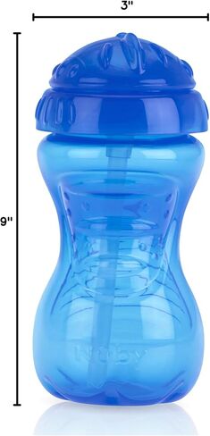 Nuby 1pk Twist N' Sip No Spill Straw Cup - Colors May Vary, One Size (Pack of 1) in Kuwait