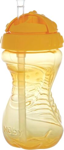 Nuby 1pk Twist N' Sip No Spill Straw Cup - Colors May Vary, One Size (Pack of 1) in Kuwait