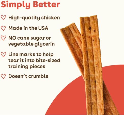 Pupford Pork Jerky for Dogs & Puppies, All-Natural, Healthy Dog Treats, No Fillers, Made in USA (10 oz) in Kuwait