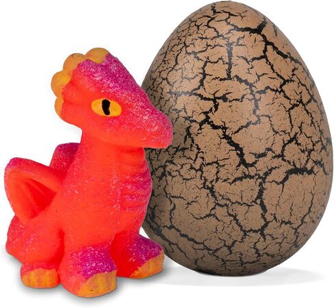 Surprise Growing Dragon Hatch Egg Kids Novelty Toy - Pack of 2, Black in Saudi Arabia