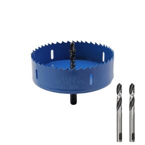 2.5"/65mm Hole Saw M42 Hole Saw Drill Bits High Speed Steel Hole Cutter Saw Blade for Drilling PVC, Wood, Aluminum Profiles, Thin Metal