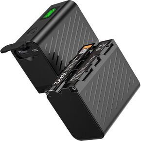 Zecti 2 Pack Replace for Sony NP-F750 Battery for Sony NP-F750, NP-F730, NP-F770, NP-F760 Battery and Sony CCD-TRV215 CCD-TR315 CCD-TR917 HDR-FX7 HDR-FX1000 HVR-V1U HVR-Z5U HVR-Z7U Camcorder