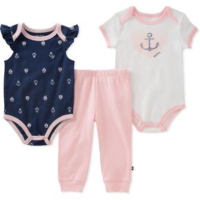 Nautica Baby Girls Bodysuit Pant Set