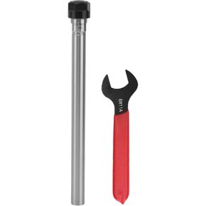 Collet Router Bit Shank Extension Rod,C12 ER11A Carbon Steel Collet Chuck Straight Shank Extender with Wrench,Shank Extension Adapter,Collet Chuck Holder for CNC Milling Lathe(C12-ER11A-150L)