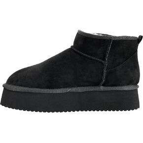 Corkys Footwear Room Service 1.75-Inch Platform Slipper Booties with Cushioned Insoles and Luxurious Faux Fur Lining - Cozy Fall/Winter Essential
