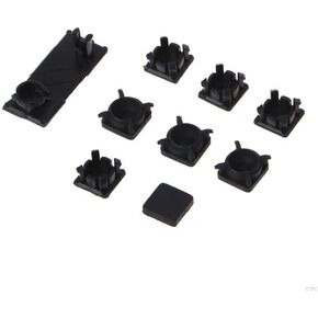 Rubber Feet Plastic Button Screw Cap Cover Set Replacement for Sony PS3 Slim 2000 3000 CECH-20XX CECH-30XX Series