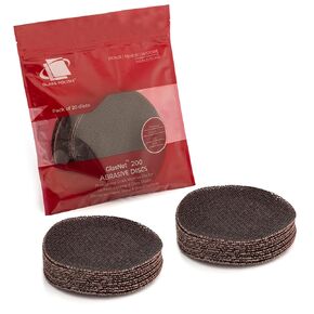 Glass Polish 5 inch (125mm) 80 Grit Pack of 20 Sanding Discs for Rotary Polisher - Net Mesh Silicon Carbide Abrasive P80