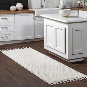 nuLOOM Risette Solid 4x6 Shag Area Rug for Living Room Bedroom Dining Room Nursery, Light Grey