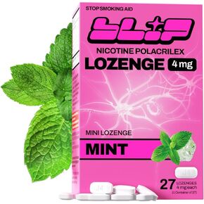 Blip NRT Nicotine Lozenge Mini's - 4mg Mint Flavor (108 Count) - Help Quit Smoking Aid, Reduce Cravings - Nicotine Replacement